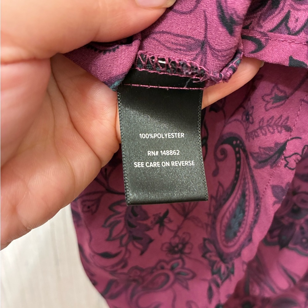 Torrid Plus Size 2 Blouse‎ Bundle (2X/2XL) - Flowy, Floral & Paisley Print Tops - Picture 13 of 14